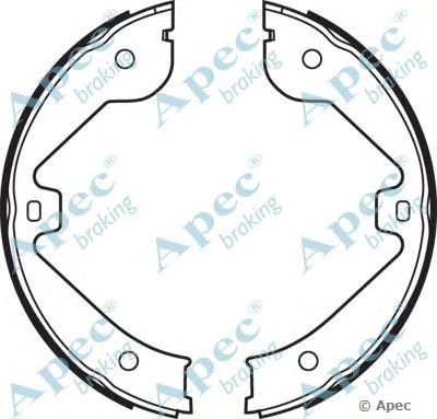 APEC BRAKING shu688 -  Комплект тормозных колодок